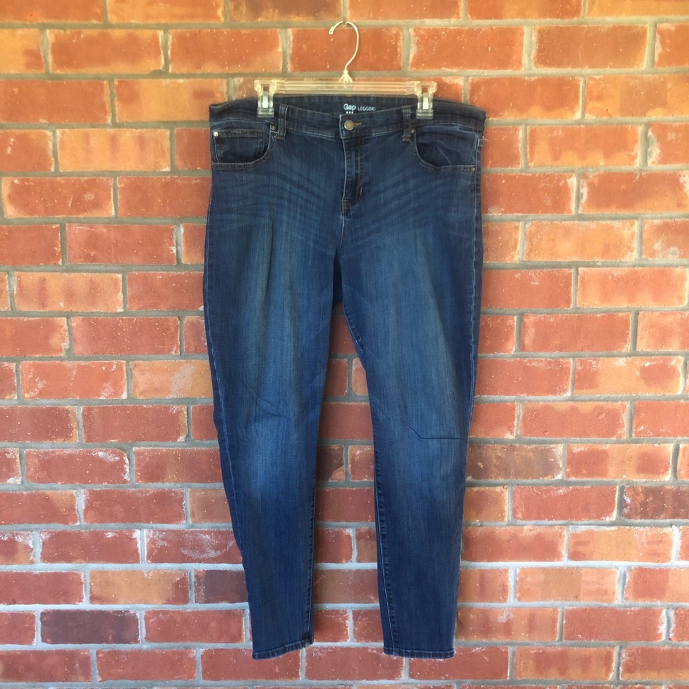GAP 1969 Legging Jeans - Dark Blue - Size 18